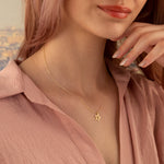 925 Sterling Silver Tiny Starfish Necklace