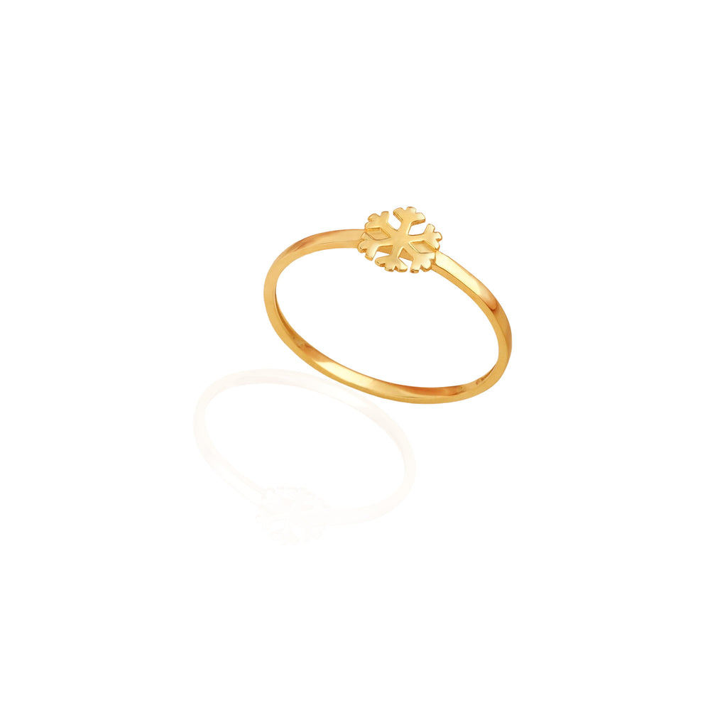 925 Sterling Silver Snowflake Ring