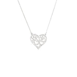 925 Sterling Silver Heart Necklace With Initials