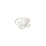 925 Sterling Silver Birth Flower Ring 574