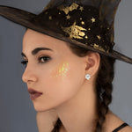 925 Sterling Silver Enamel Ghost Tiny Studs 1