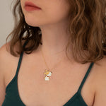 925 Sterling Silver Enamel Snoopy Necklace