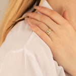 925 Sterling Silver Olive Leaf Ring