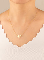 925 Sterling Silver Paw Heart Necklace