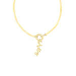 925 Sterling Silver Snake Layered Chain With Initial(Zi̇nci̇ri̇ Cs40008)