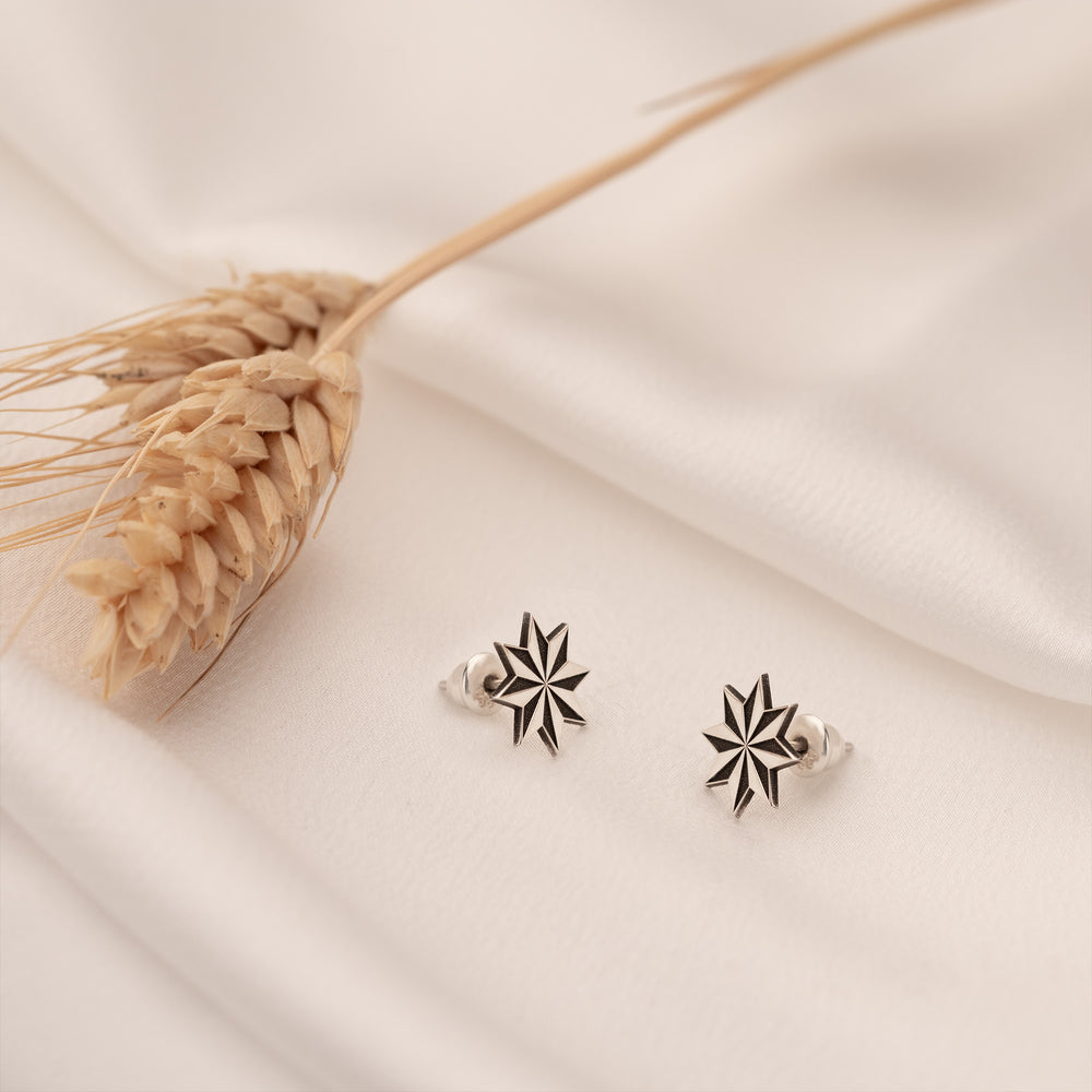 925 Sterling Silver Respect Studs