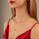 925 Sterling Silver Couple Love Necklace