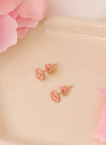 925 Sterling Silver Heart Eyes Studs