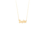 925 Sterling Silver Personaliezed Harry Potter Name Necklace