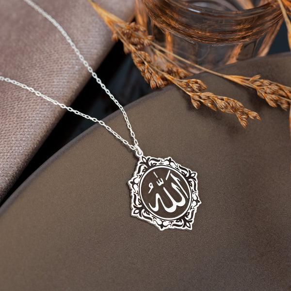 925 Sterling Silver Allah Lafzı