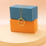 925 Sterling Silver Personalized Infinity Pulse Necklace