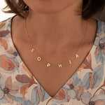 925 Sterling Silver Personalised Initial Name (Halley)