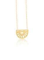 925 Sterling Silver Unique Geometric Necklace