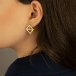 925 Sterling Silver Ear Jacket Name Earring