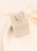 925 Sterling Silver Double Name Fuck Off Ring