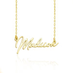 925 Sterling Silver Handwriting Custom Name Necklace