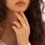 925 Sterling Silver Skull Statement Ring