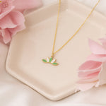 925 Sterling Silver Lotus Necklace