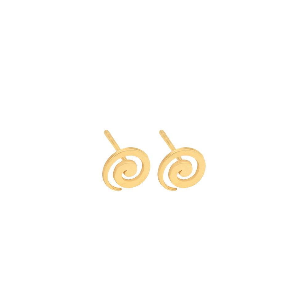 925 Sterling Silver Spiral Stud Earrings