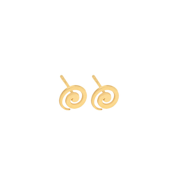 925 Sterling Silver Spiral Stud Earrings