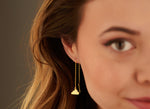 925 Sterling Silver Threader Chain Cloud Earrings