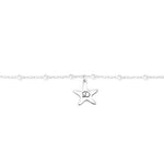 925 Sterling Silver Personalized Star Fish Anklet