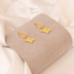 925 Sterling Silver Elephant Earrings