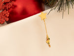925 Sterling Silver Christmas Tree Dangle And Drope Earrings