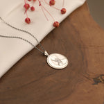 925 Sterling Silver Atatürk Ay Kazımalı Necklace