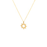 925 Sterling Silver Sun Necklace
