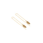 925 Sterling Silver Threader Leaf Earring