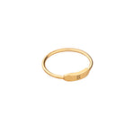 925 Sterling Silver Initial Ring