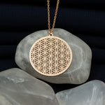 925 Sterling Silver Flower Of Life Necklace
