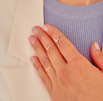 925 Sterling Silver Tiny Treble Clef Ring