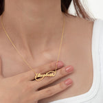 925 Sterling Silver Infinity Name Necklace