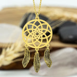 925 Sterling Silver Dream Catcher Necklace