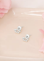 925 Sterling Silver Flower Studs