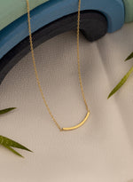 925 Sterling Silver Thin Arch Necklace