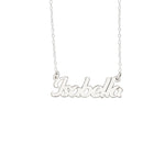 925 Sterling Silver Name Necklace 376