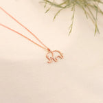 925 Sterling Silver Fil Necklace