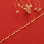 925 Sterling Silver Paperclip Bracelet