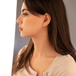 925 Sterling Silver Lightning Bolt Studs