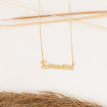 925 Sterling Silver Disney Name Necklace