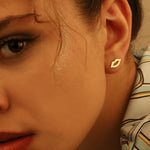 925 Sterling Silver Dainty Lip Earrings