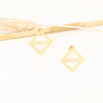 925 Sterling Silver Ear Jacket Name Earring