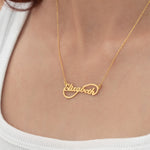 925 Sterling Silver Infinity Name Necklace