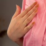 925 Sterling Silver Heterosexual Couple Ring