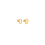 925 Sterling Silver Initial Studs,