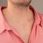 925 Sterling Silver Cisgender Couple Necklace