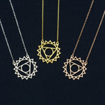 925 Sterling Silver Throat Chakra Necklace